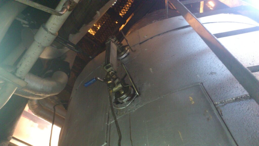 marine auxiliary boiler onboard commercial vessel engine room